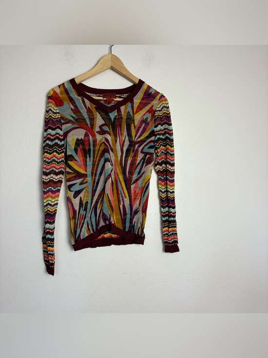Missoni for Target Tops - Missoni for Target Mixed Media Knit V-Neck Sweater Size XL
